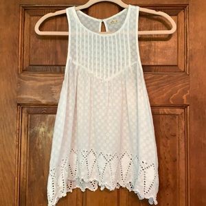 Hollister white shirt!